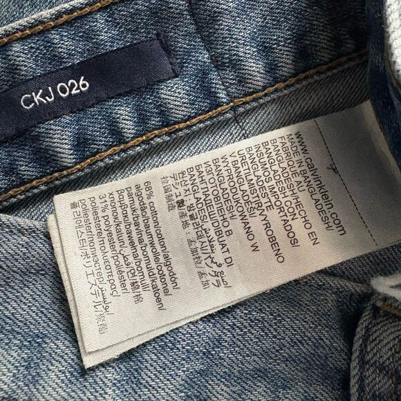 Calvin Klein Men's 34x30 Skinny Jeans Great Preworn Condition - Picture 6 of 12